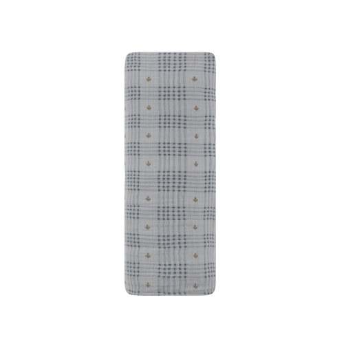 Cotton Floral Plaid Collection - Muslin Swaddle