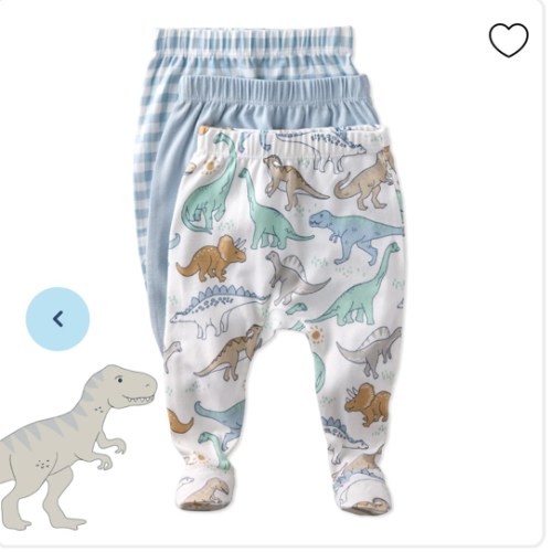 FALLON 3-Pack Footed Pants