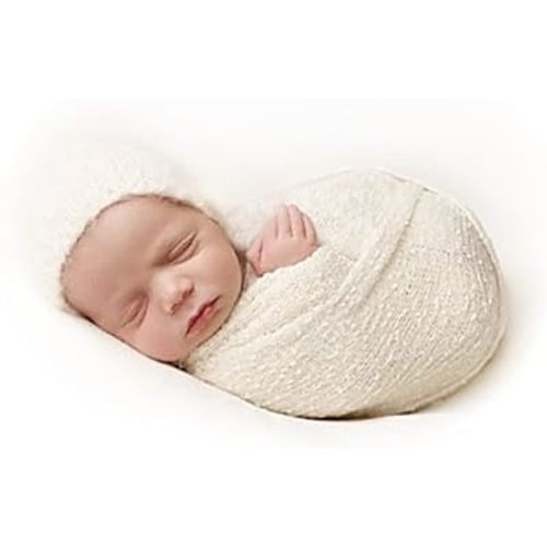 Newborn Photography Props Stretch Newborn Photography Wrap Blanket for Baby Boys Girls Posing Photo Shoot Props