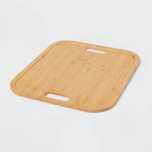 Bamboo Lid with Cutout Handles - Brightroom™: Natural Brown, 14.72" x 12.52", No Assembly Required