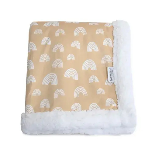 Bubba Blue Cuddle Blanket Fleece Nordic Vanilla/Latte | Baby Bunting AU