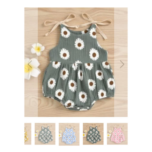 DAISY Summer Romper - Hazel & Bo
