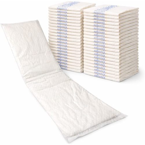 Vakly Postpartum Panty Liner Pads 6x17 Absorbent Incontinence Pads 50 Pack | Adhesive backing, overnight protection, leak control, soft comfort, maternity recovery, incontinence care, elderly care