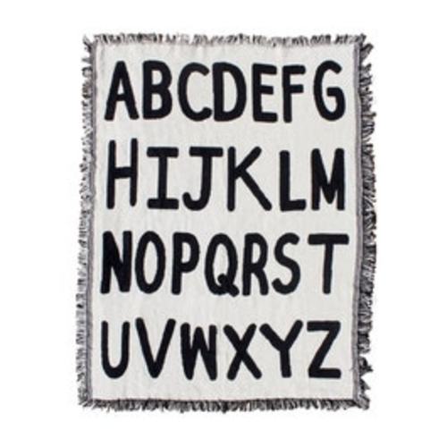 Mini Throw Blanket - Alphabet