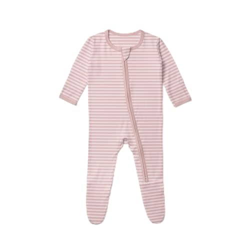 KicKee Baby & Toddler Zipper Footie – Ultra-Soft Viscose from Bamboo Pajamas with Flip Paws & Grips