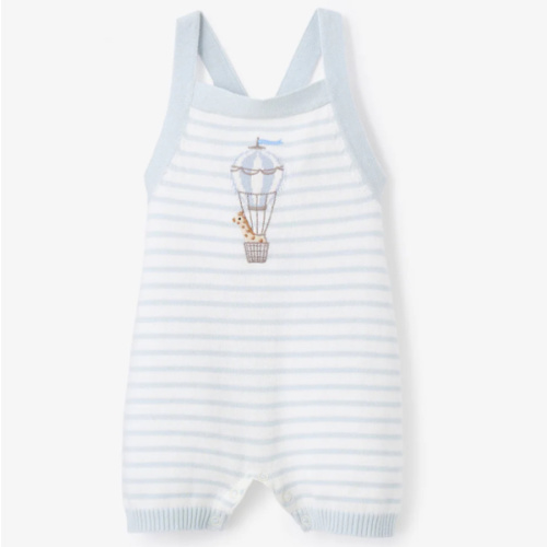 Up & Away Stripe Knit Overall – Elegant Baby 6-9M