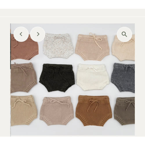 Chunky Knit Ribbed Bloomer – Olive and Cradle