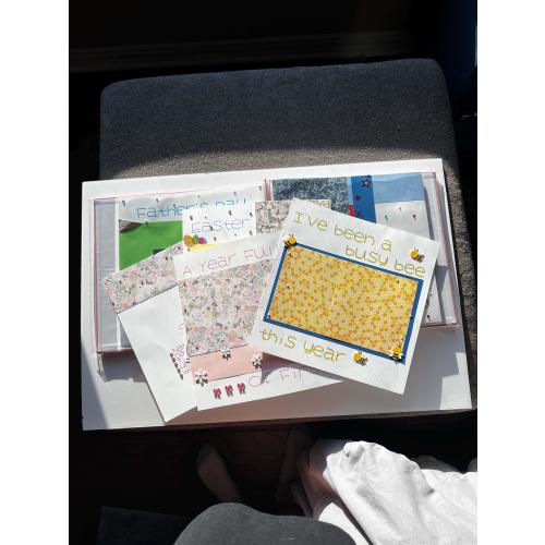 Premade Baby First Year Scrapbook
