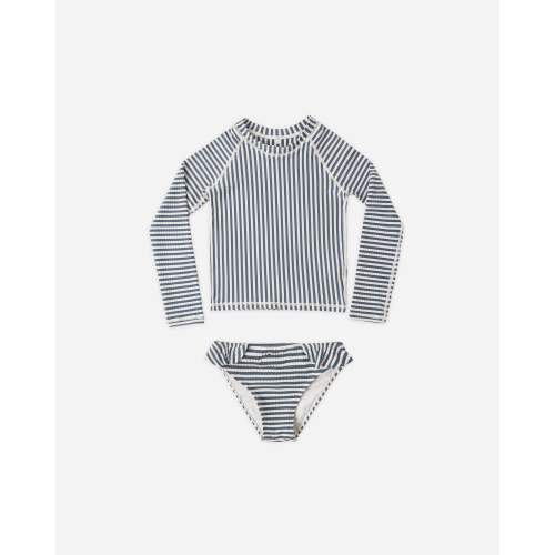 Maryn Rashguard Set Navy Stripe – Rylee + Cru