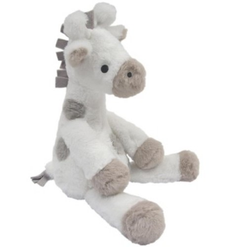 Lambs & Ivy Signature Goodnight Giraffe Moonbeams Plush Giraffe Stuffed Animal 11.5 Inch - Millie - Gray/White