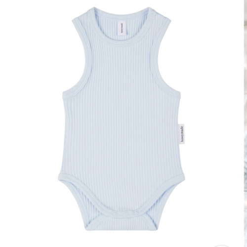 Baby Summer Onesie - Powder Blue