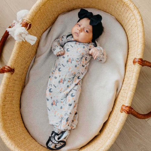Newborn Knotted Gown - Nightmare Before Christmas