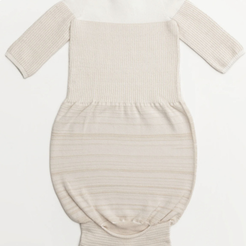 Bamboo Blend Beige Arms Out™ Long Sleeve Sleep Sack – Swaddelini