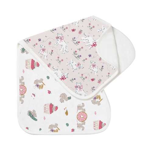 Burp n' Bib (2-Pack) | Bamboo Burp Cloths | Nest Designs