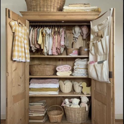 Wicker Baskets for Nursery Storage