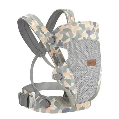 3-in-1 Baby Carrier Newborn to Toddler - Ergonomic(7.5-45lbs),Cozy Baby Carrier,Enhanced Lumbar Support,Easily AdjustableLightweight & Breathable Child Carrier(Camouflage)