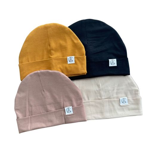 Satin Lined Jersey Beanie Trio Bundle – Aarin & Co.