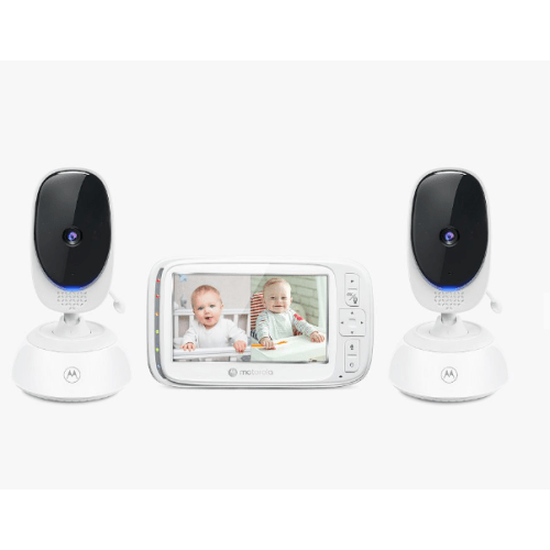 Motorola VM75 5" Video Baby Monitor with Motorized Pan & Dual Cameras