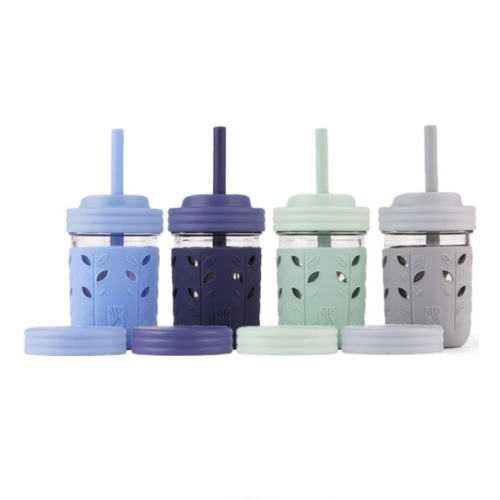 8oz Glass Mason Jar Drinking Tumblers + Food Storage