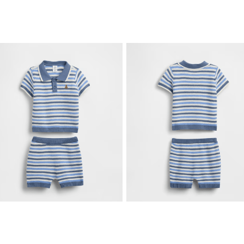 Sweater Polo Outfit Set