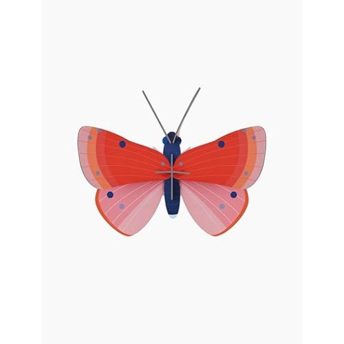 STUDIO ROOF, Wall Art Butterfly, Speckled Copper Butterfly, Eco-Friendly & Creative Gift
