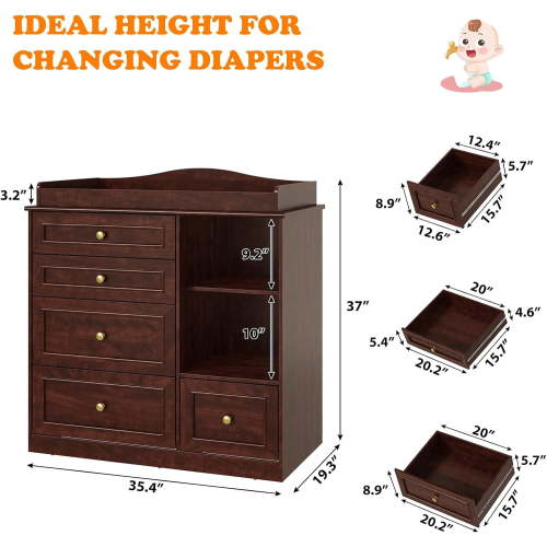 Changing Table Dresser