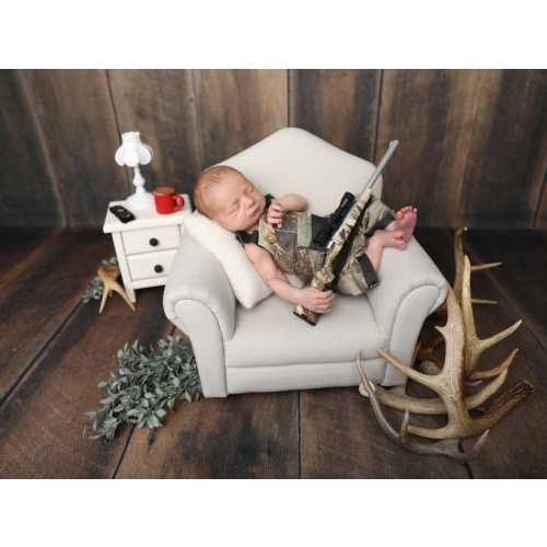 Newborn overalls, Camouflage,  Boy Photoshoot outfit, Deer Hunting costume, Baby Boy / Girl