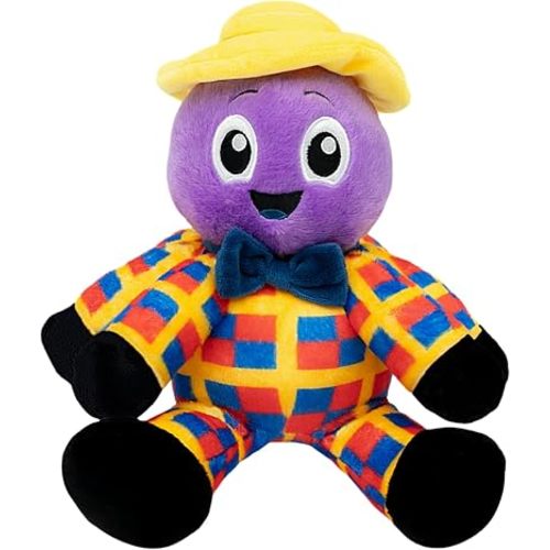 The Wiggles Henry the Octopus Plush Toy 25cm, Stuffed Animal with Hat