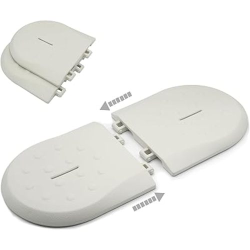 Babylush Bath Kneeler Pad for Baby Bath Time, Waterproof EVA Foam Cushioned Kneeling Mat for Bathtub and Shower, Comfortable Bathroom Kneeling Pad for Parents(Lighting Grey)