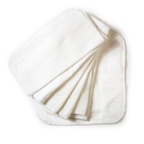 Cloth-eez Birdseye Wipes - Classic White
