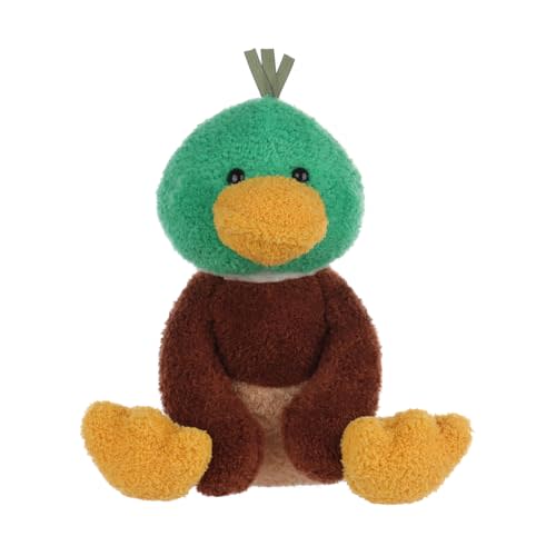 Apricot Lamb Velvet Mallard Duck Plush Stuffed Animals for Kids, Soft Cute Plush Toys for Baby Girl and Boy, Fluffy Velvet Mallard Green