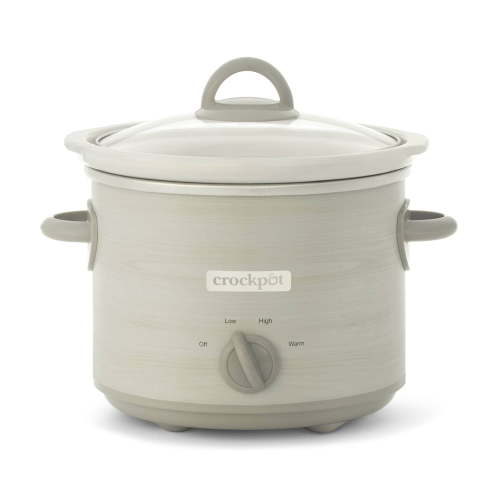Crockpot Manual Design Series 3-Quart Slow Cooker, Woodgrain