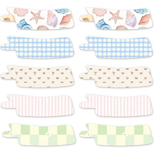 Nasogastric or Oxygen Tube precut Adhesive Tape Pastel Mix x 10 Pack. (Mix Pack)