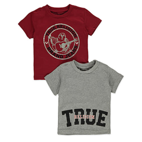 True Religion Baby Boys' 3-Piece Buddha Shorts set Outfit