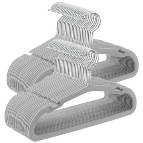 Baby Hangers 50 Pack, 11 X 6.9 Inches, Kids Hangers For Closet, Non-Slip Velvet Hangers, Children Hangers, Space-Saving, Wide Shoulder Notches | Wayfair