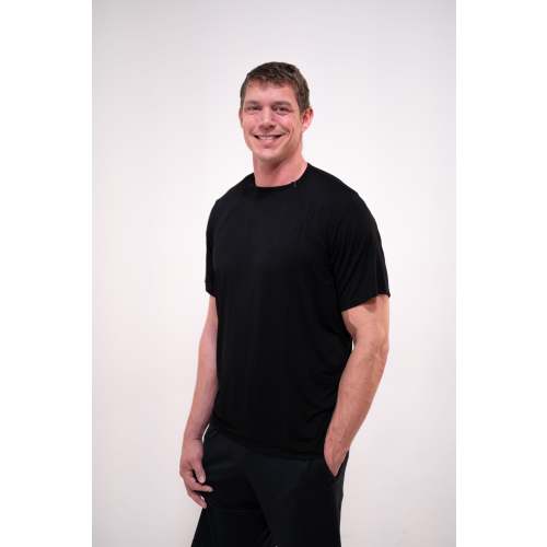 The Cameron Unisex Nursing and Skin to Skin Shirt in Black – Lila