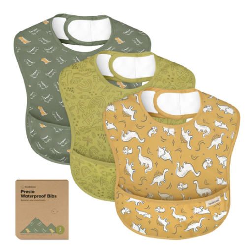 3-Pack Presto Waterproof Bibs