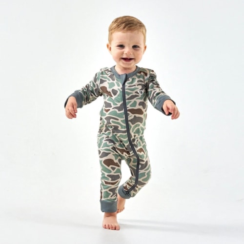 Baby Zip Up - Retro Duck Camo – BURLEBO