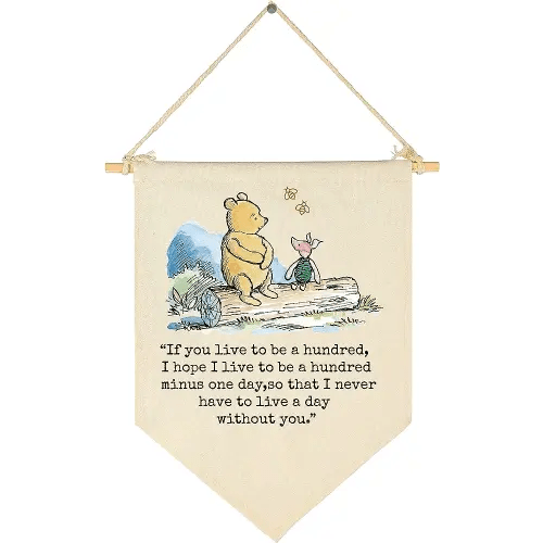 If You Live to Be a Hundred-Christmas Birthday Party Bunting-Wall Flag Decor Gift-Banner Sign Gift for Nursery Bedroom Playroom Front Door