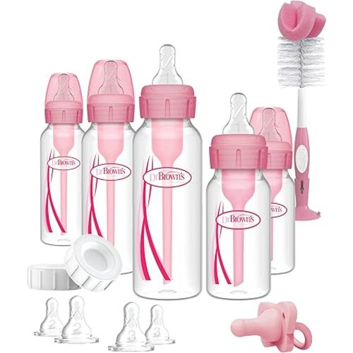 Dr. Brown’s™ Options+™ Deluxe Bottle Essentials, Pink