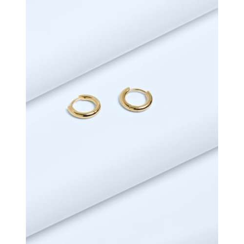 Demi-Fine Huggie Hoop Earrings