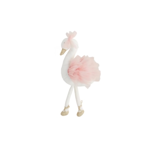 Plush Swan Princess | Minky Plush with Mesh Tutu for Kids | Mud Pie