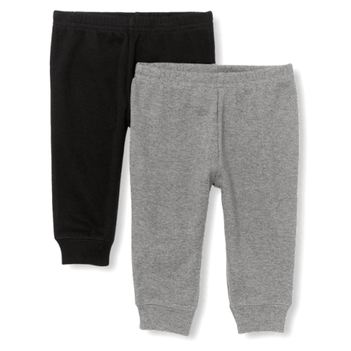 Baby Side Stripe Pants 2-Pack - Gray