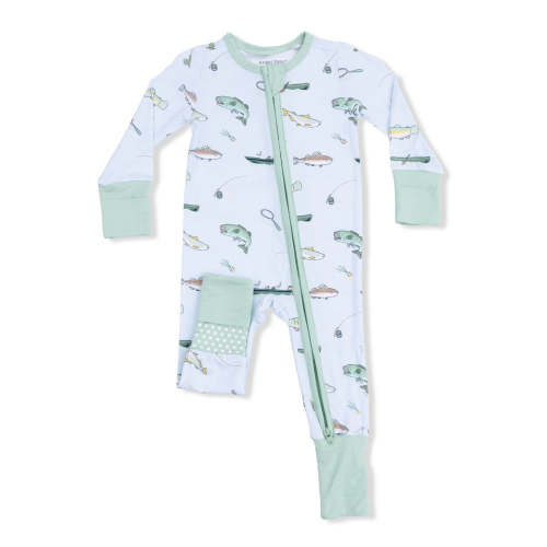2 Way Zipper Romper - Fishing – Bumps N Bundles