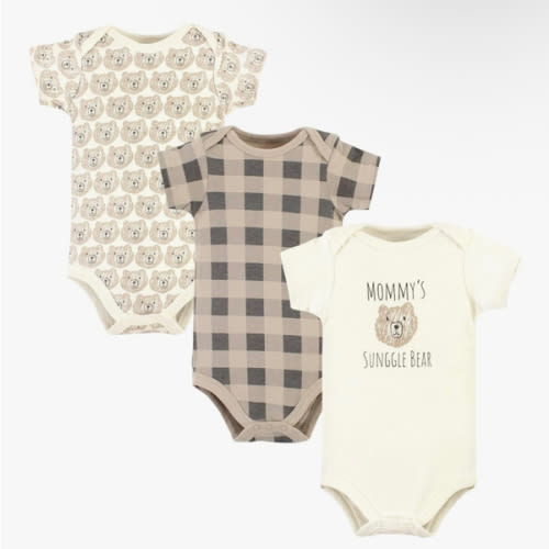 Hudson Home Collection Baby Shawl Collar Plush Robe,