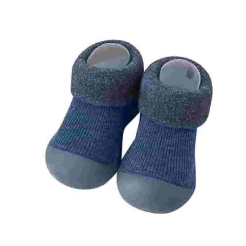 eileial Baby Sock Shoes Baby Walking Shoes Non-Slip Breathable Slippers with Soft Rubber Sole Baby Boys Girls Sneakers(Blue,0-6 Months)