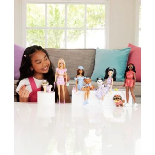 Twinning Looks Fashion Doll with Pet Dog Matching Clothes and Accessories