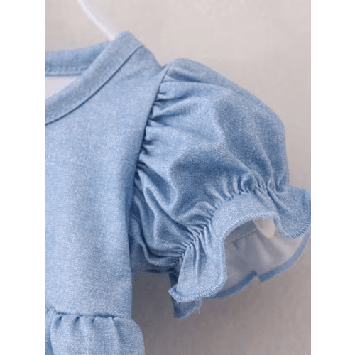 2024 farmhouse baby girls lantern sleeve top ruffle - Temu
