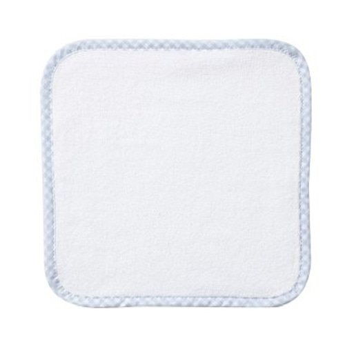 Gingham Washcloths (Set of 3) - Light Blue