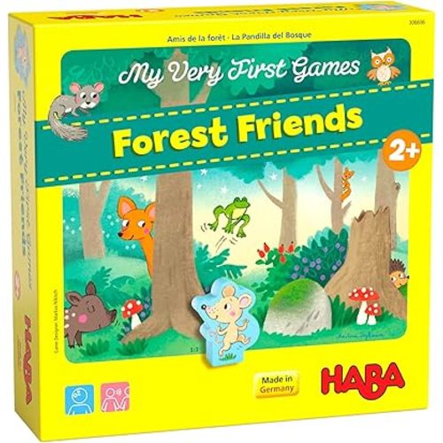 HABA My Very First Games: Forest Friends – 3D Matching & Memory Kids Games for Toddlers, Ages 2+, Toddler Learning Toys, Made in Germany
